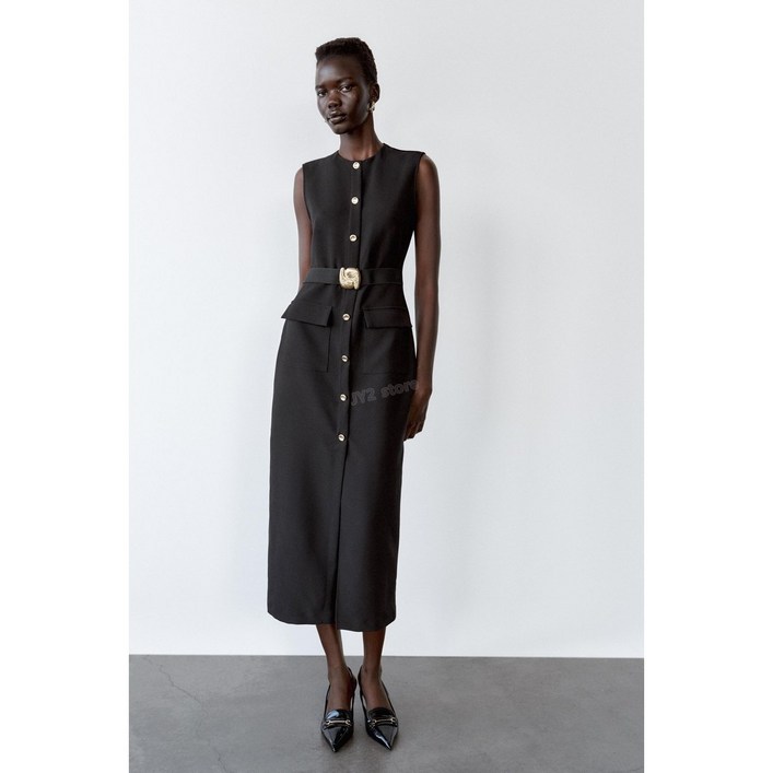 자라 여름세일 원피스  MIDI 드레스 3897054