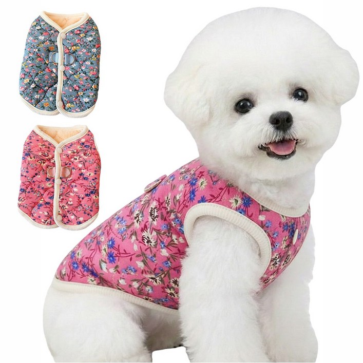 바사바사 강아지옷 애견 김장 조끼