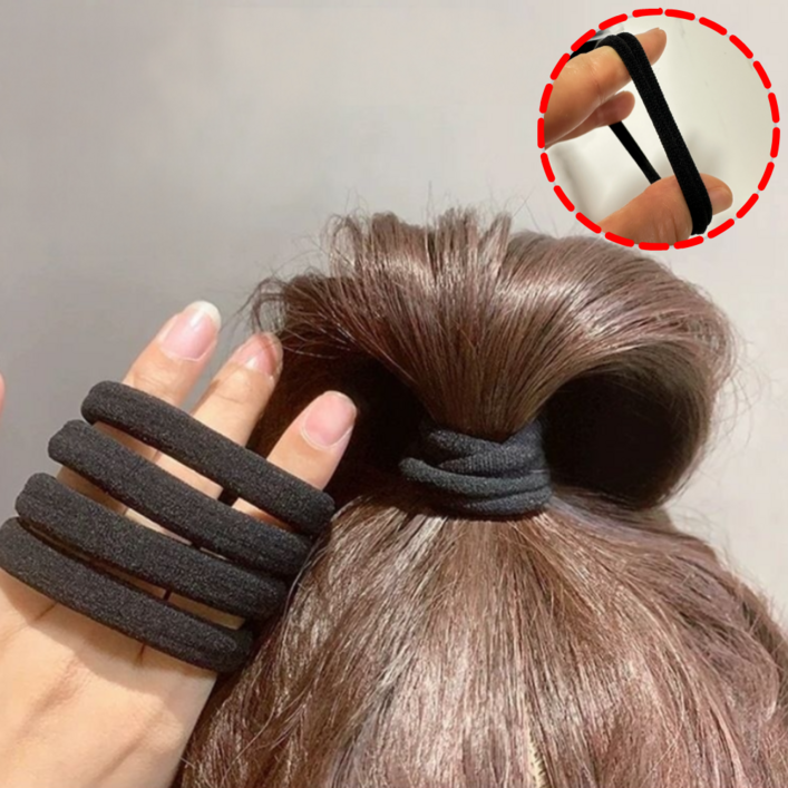 엔웨스트 여성 짱짱한 두꺼운 머리끈 50p