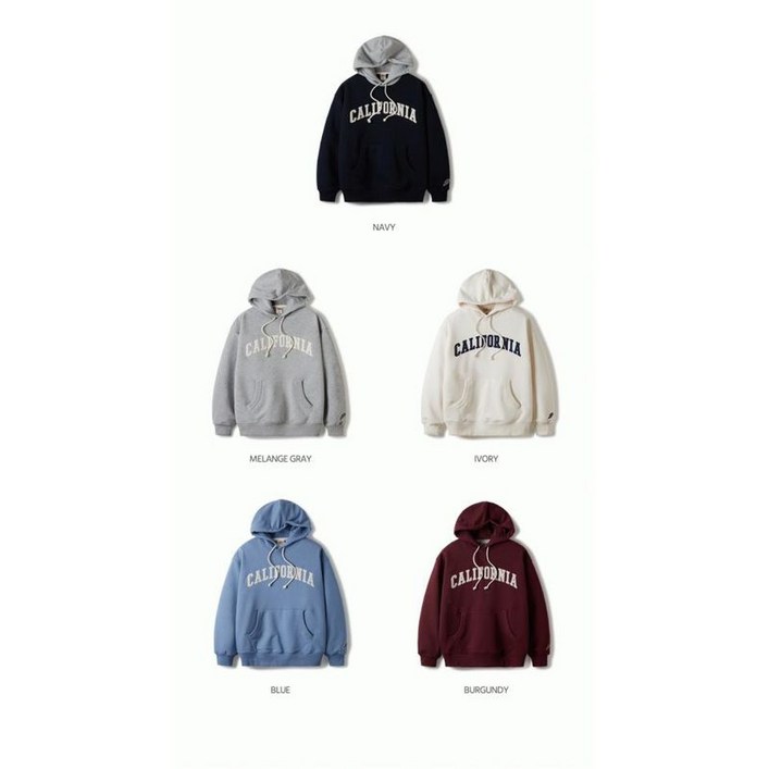 후아유  공용 캠퍼스 레터링 후드티  Campus Lettering Sweatshirt WHMHE4911U