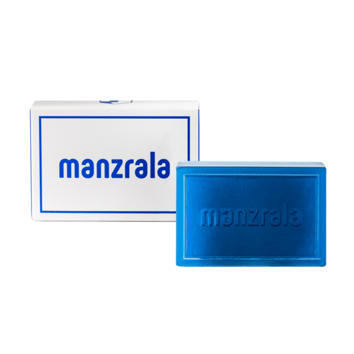 맨즈랄라 올인원 블루 샤워바 향수 퍼퓸 샤워 세수 목욕 비누, 120g, 6개입