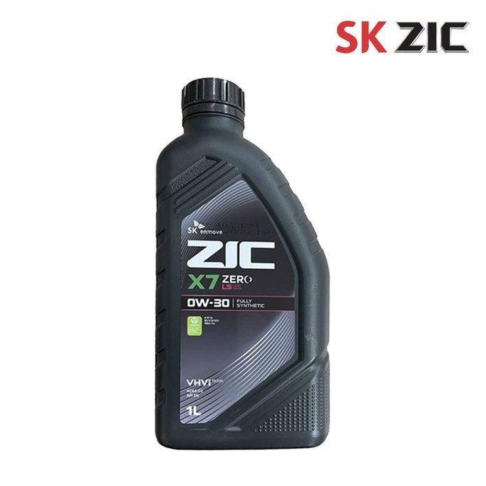 ZIC X7 지크 0W30 제로 엔진오일 1L 합성유 합성 가솔린 LPG 공용 택시