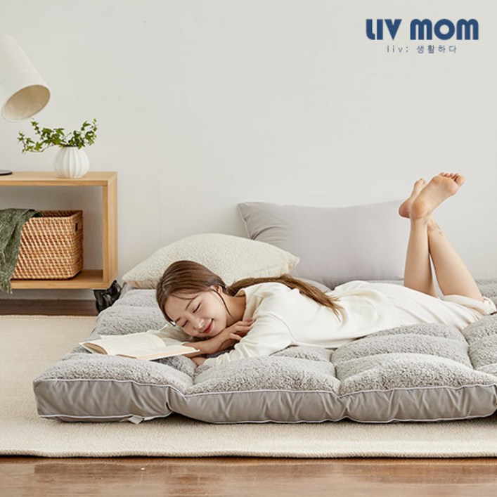 리브맘 대왕 자이언트 양면 양털토퍼 10cm 슈퍼싱글/퀸