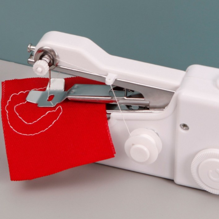 [새별] 휴대용 가정용 미니 오버로크 미싱기, 리얼화이트