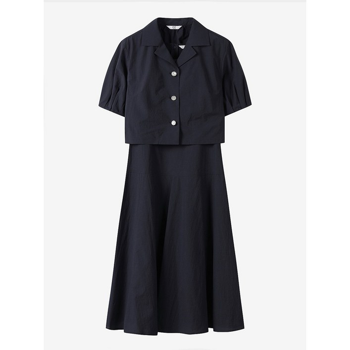 씨씨콜렉트 중계점 투웨이 크롭 자켓 드레스 E252PSE167 여성 여름 원피스