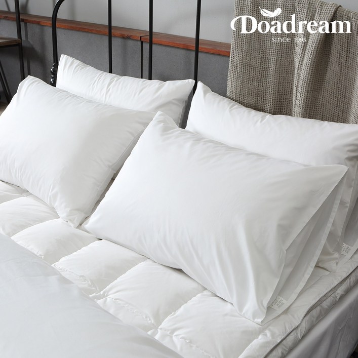 호텔식 100수 베개커버, 화이트, 1개