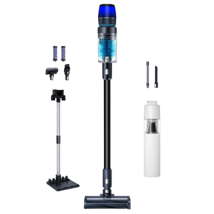 최신형 차이슨 무선 청소기 BLDC V50 자동충전 거치대  고사양 흡입력