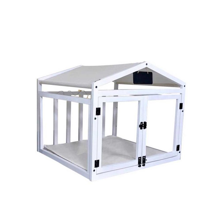 강아지 방음부스 강화유리 케이지 하우스 스퀘어 호텔