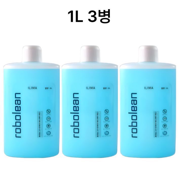 일리마 로보락 호환 로봇청소기 전용 세정제 세제, 3개, 로보린