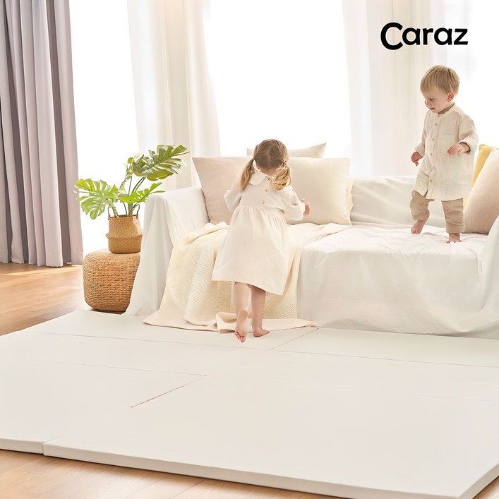 카라즈 항균 노멀 폴더매트 11 층간소음 매트 유아매트, 베이지