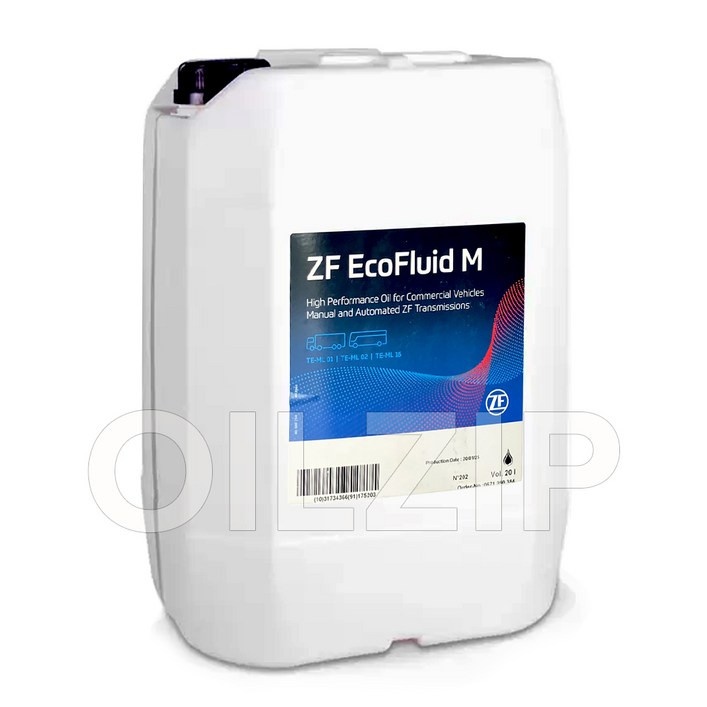 ZF 밋션오일 20L 에코플루이드 M 리타더인타더 미션 기어 오일 ECO FLUID M