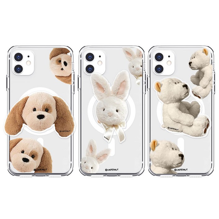 언피넛 맥세이프 톡 set 토이시리즈1 맥세이프 젤하드 케이스 아크릴 스마트톡 세트