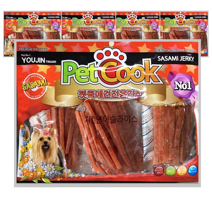 펫쿡 대용량 강아지간식 말랑 져키간식 300g x5봉, 300g, 5개 펫쿡 대용량 강아지간식 말랑 져키간식 300g x5봉, 300g, 5개