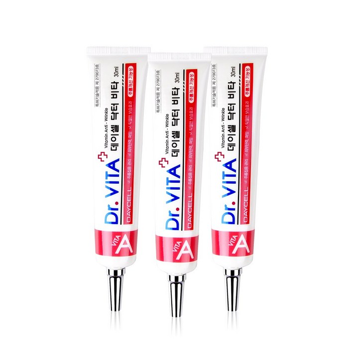 닥터비타 피부 탄력 주름개선 레티놀 비타민 A 크림, 3개, 30ml 닥터비타 피부 탄력 주름개선 레티놀 비타민 A 크림, 3개, 30ml