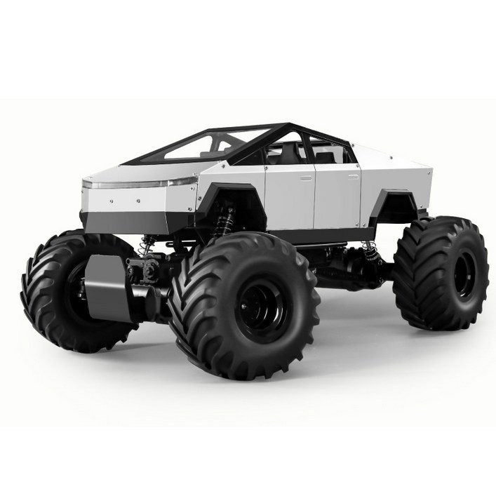 초대형 테슬라 사이버 트럭 4WD 무선조종 rc카 18 오프로드 장난감, 18 45CM 사이버 트럭, 1개