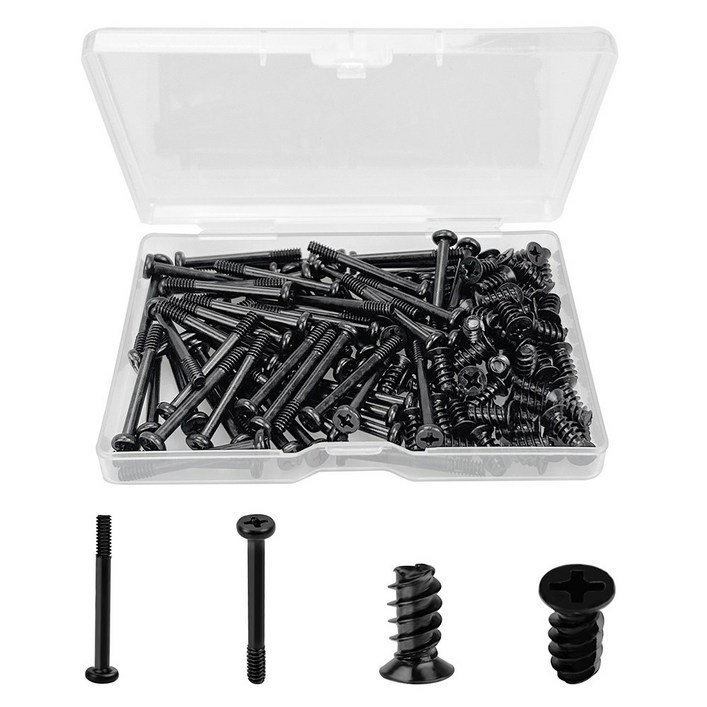 120개 PC 나사 키트, M3.5*3mm M5*10mm 라디에이터 팬 나사, PC 케이스 팬 나사, 팬 나사, 라디에이터 팬 장착 나사, 섀시용 컴퓨터 팬 나사, 마더보드, 팬