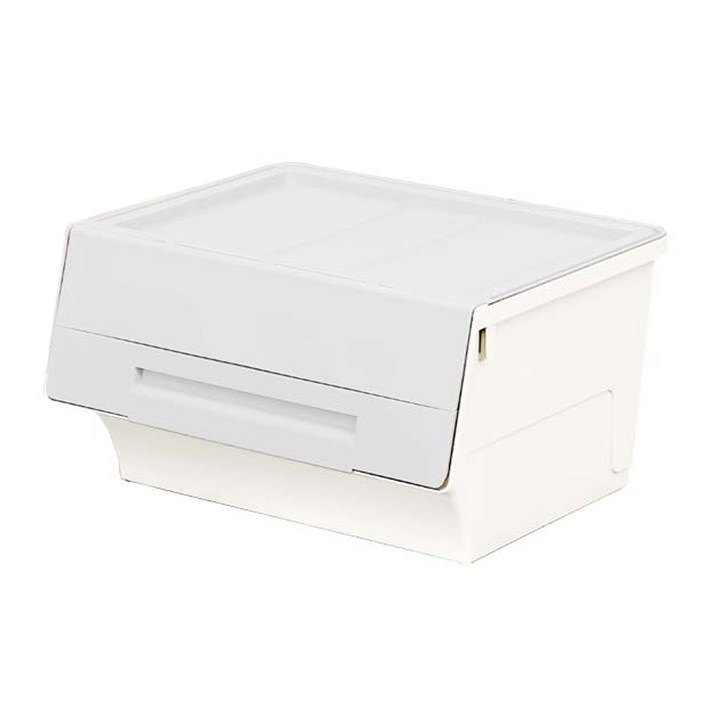 리빙앤트리 펠리컨박스 수납함 대형중형소형, 아이보리, 1개