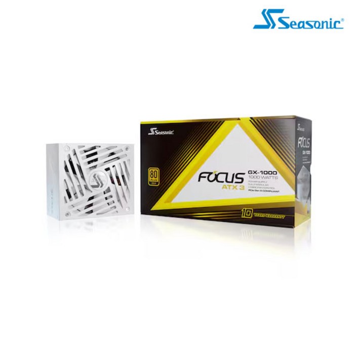시소닉 NEW FOCUS V4 GX1000 GOLD 풀모듈러 ATX3.1 화이트, 단일상품