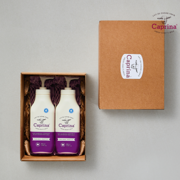 선물세트 프레쉬 산양밀크 바디로션 350ml 더블세트 시어버터