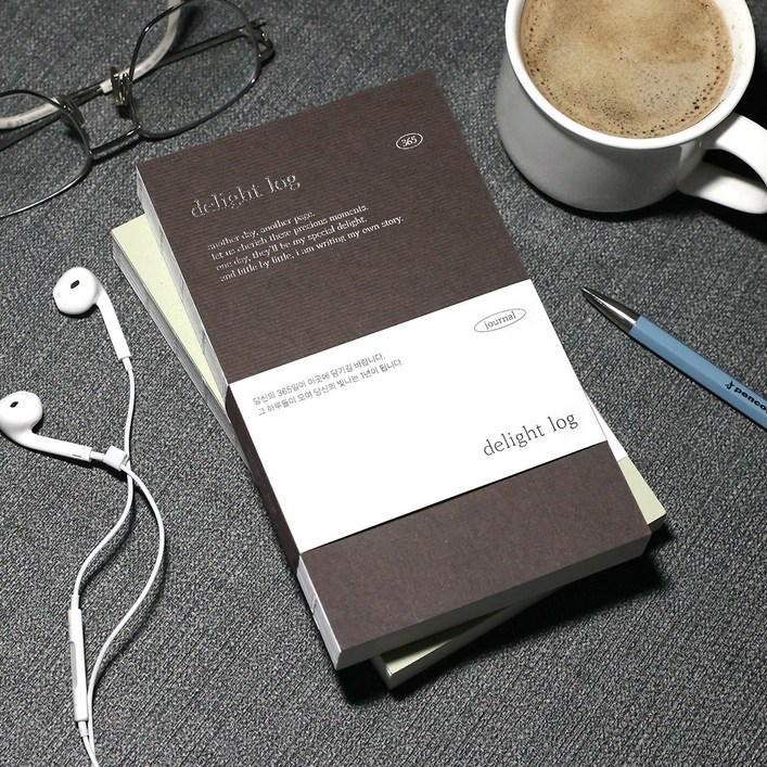 2026 딜라이트로그 일기장 만년형 업무용 회사 플래너  미니 핸디  일기장 감정 일기 노트