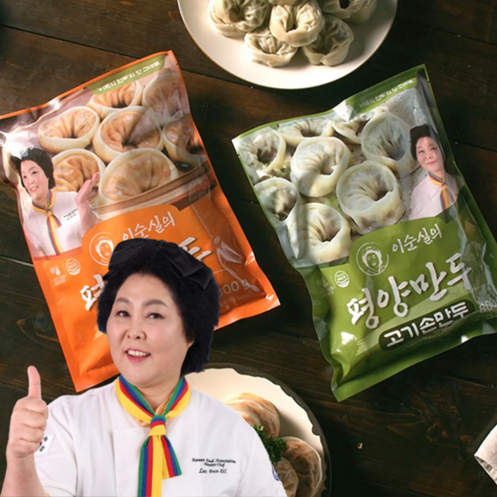 이순실의 평양만두 고기 김치 만두