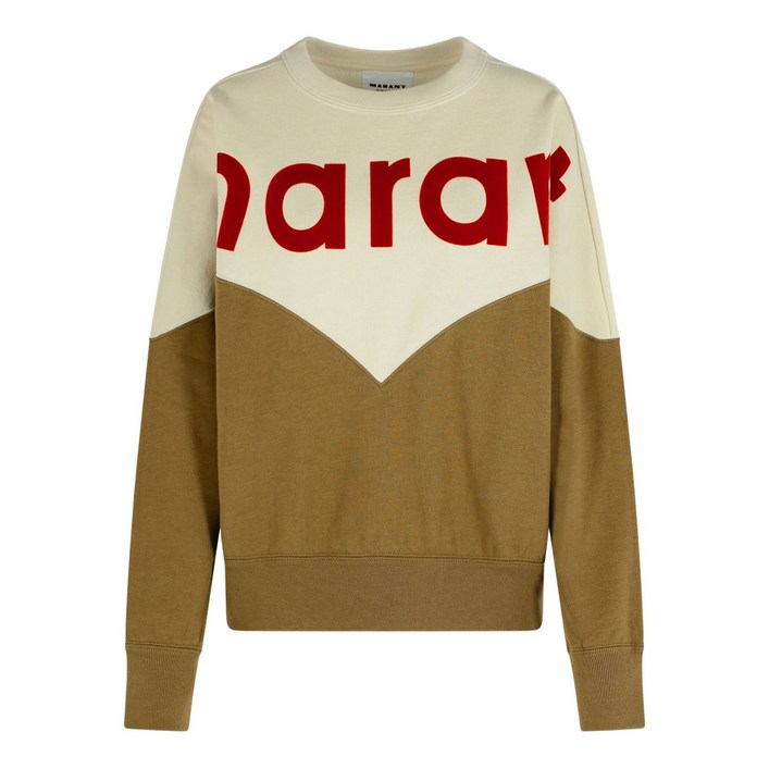 이자벨 마랑 휴스턴 투톤 로고 스웨트셔츠