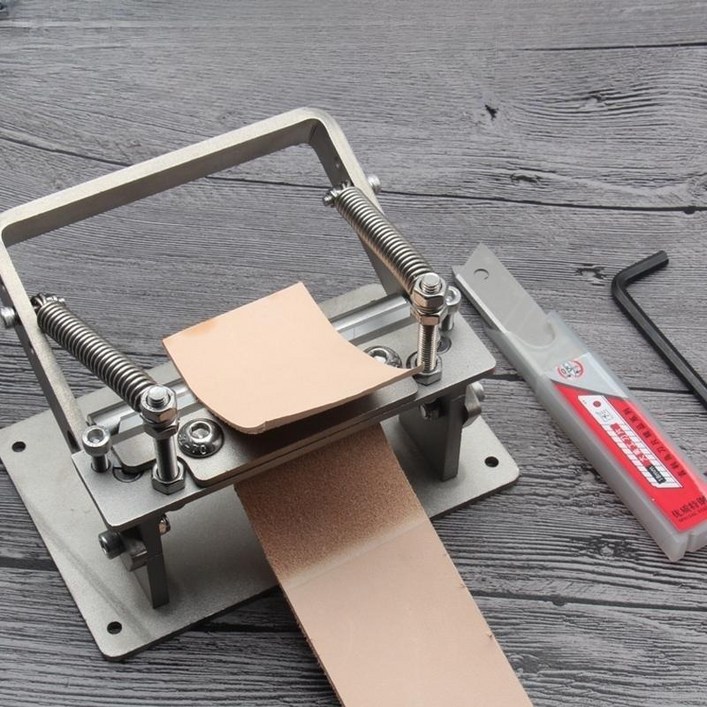 가죽공예 미니 수동 가죽 피할기 박피기 도구 공구 가죽공방 필링 DIY