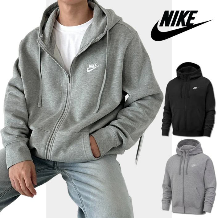 [당일발송] 나이키 NIKE 남녀공용 기모 후드 집업 스포네틱 양말