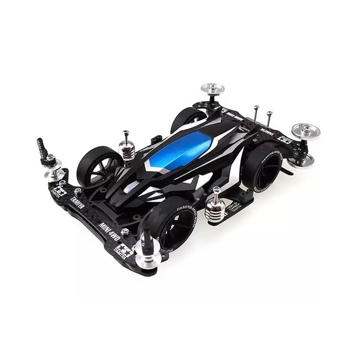 커스텀 4WD ma 섀시 DCR1 어벤져스 블랙팬서 튜닝카, 블랙, 1개