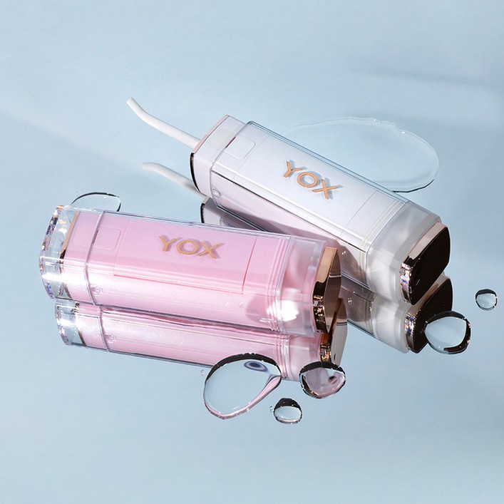 끌리오 YOX 휴대용 구강 세정기 무선 물칫솔 치간 치아 물치실, 화이트 끌리오 YOX 휴대용 구강 세정기 무선 물칫솔 치간 치아 물치실, 화이트