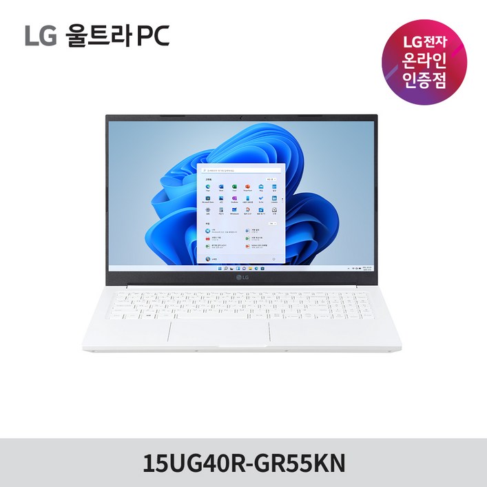 LG전자 2023 울트라PC 15UG40R-GR55KN 가성비 라이젠 노트북, 15UG40R-GR55KN, WIN11 Home, 16GB, 512GB, 화이트