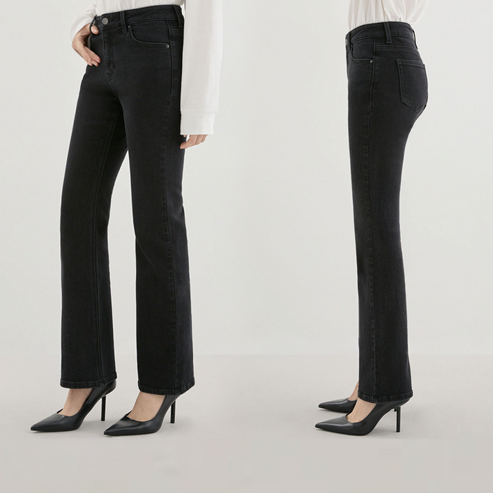 [백화점 정품] Guess 게스 여성 플레어 부츠컷 블랙진 청바지