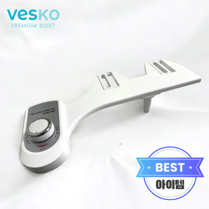 전기없이 사용 가능한 합리적인 프리미엄 베스코 수동식비데 HB500 온수X