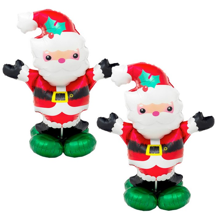 파티팡 크리스마스 XMAS 에어벌룬 메리산타 빅사이즈 대형 산타크로스풍선 산타풍선 90cm103cm 2개입 파티팡 크리스마스 XMAS 에어벌룬 메리산타 빅사이즈 대형 산타크로스풍선 산타풍선 90cm103cm 2개입