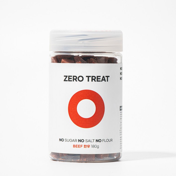 체험팩 증정 제로트릿 대용량 강아지 저칼로리 다이어트 간식, 한우, 180g, 1개