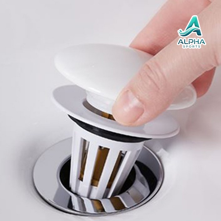 알파 케릭터 세면대 욕실악세서리 물마개 냄새방지필터 캡