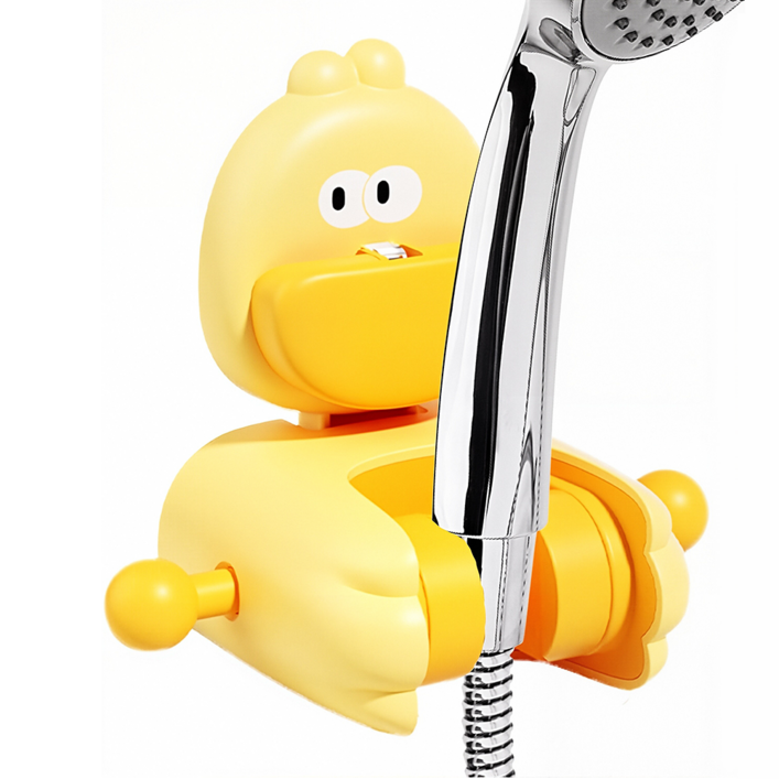 LareinaT 욕실 샤워기 거치대 무타공 흡착 샤워기 고정 홀더  각도조절 샤워기 홀더