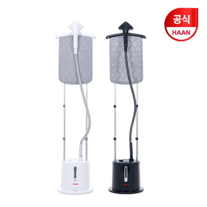 한경희생활과학 스탠드형 스팀 다리미 파워스팀 3단조절 다림판, 블랙, HESID1700