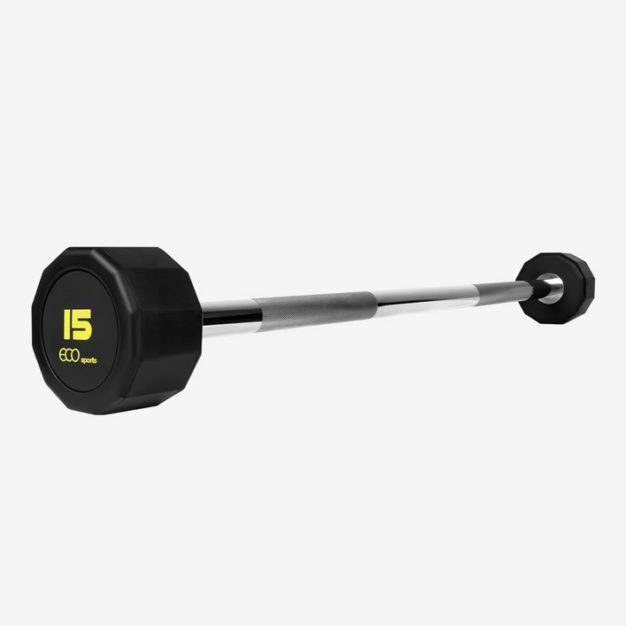 에코스포츠 프리미엄 고정식바벨 세트 헬스장 홈짐, 15kg, 1개