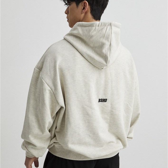 비스트모드 BSMD 2color 백스몰자수 후드 티셔츠 남자 트레이닝복 짐웨어
