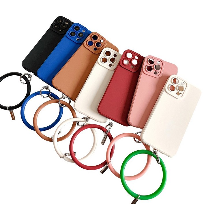 삼성 갤럭시 S23울트라 S23플러스 S23 대형 원형 키링 폰 케이스