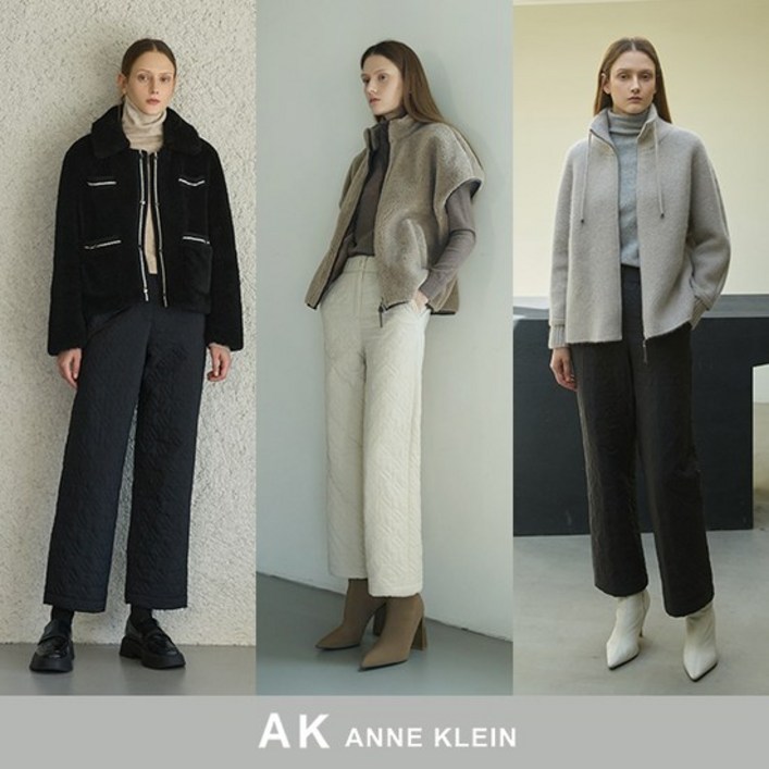 AK앤클라인 퀼팅 패딩 팬츠 2종