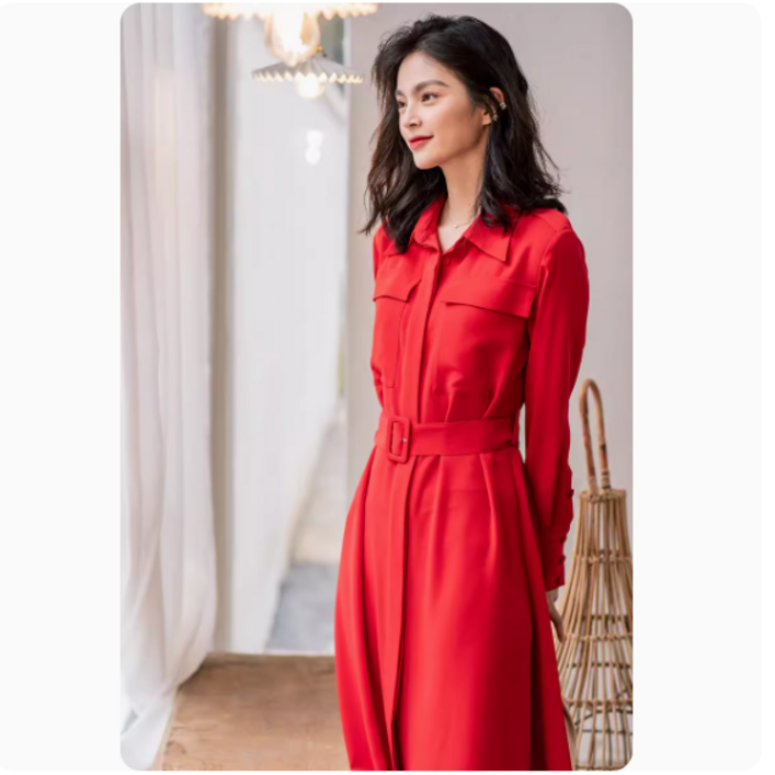 작은아씨들 10회 옷 패션 엄지원 송혜교 남자친구 원상아 레드 셔츠 원피스