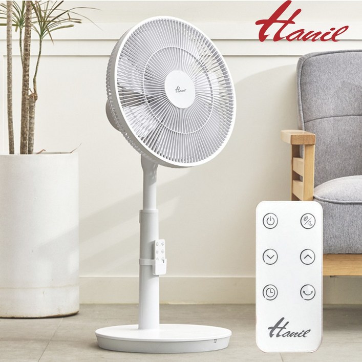 한일 에어 실루엣 아기바람 선풍기 DCF2514R 리모컨 초미풍 BLDC 모터
