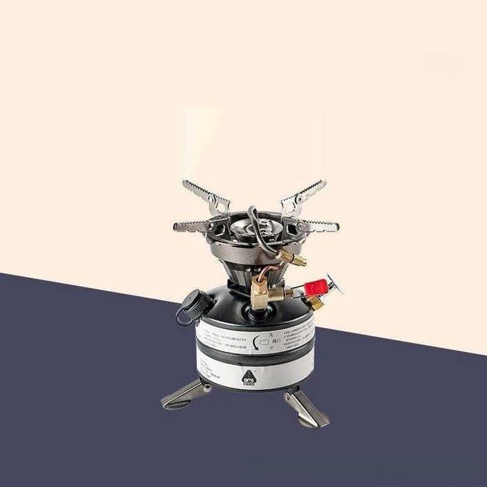 가솔린스토브 석유버너 캠핑버너 야외버너 휴대용버너 생존 화력 버너가방 활동성을챙긴 그리들버너 티타늄 고기구이팬 플랫 어댑터, 1개, 야전용 오일 스토브