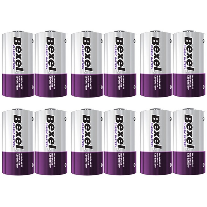 벡셀 망간 D형 건전지