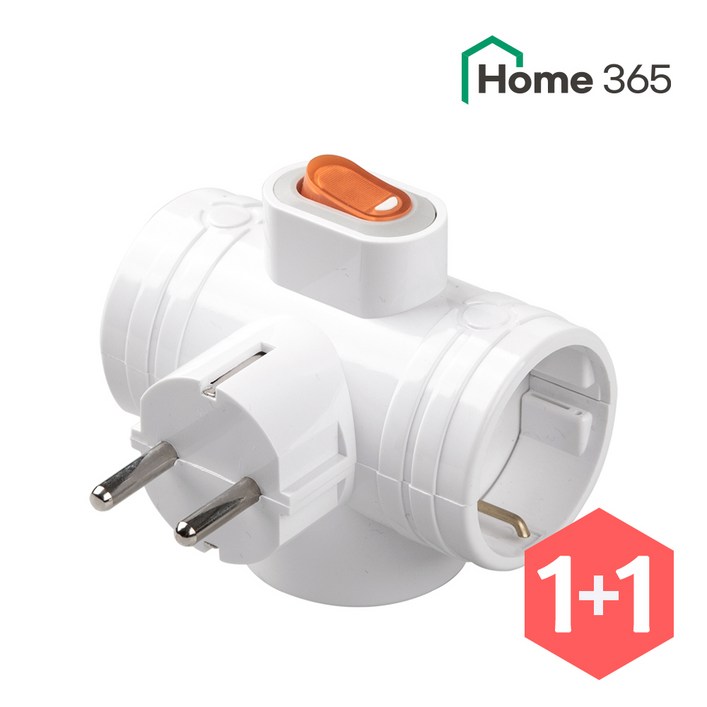 11 홈365 멀티탭 국산 T자형 멀티탭 3구 멀티탭 16A