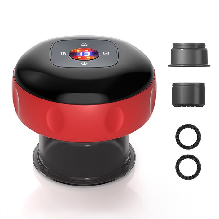 LOMESO  괄사 마사지기 스마트 괄사기 전동 무선 전신 온열 셀프마사지기