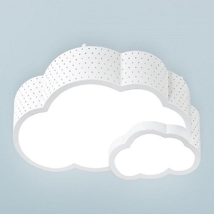모든조명 LED 구름구름 50W 키즈방등, 화이트