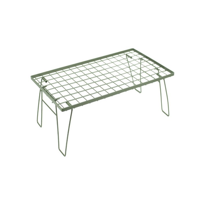 KOOLMAN(쿨맨) 다용도 감성 쿨러 스탠드 캠핑테이블 브라운